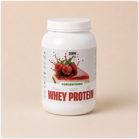Whey Concentrado Cheesecake de Morango 900 gramas