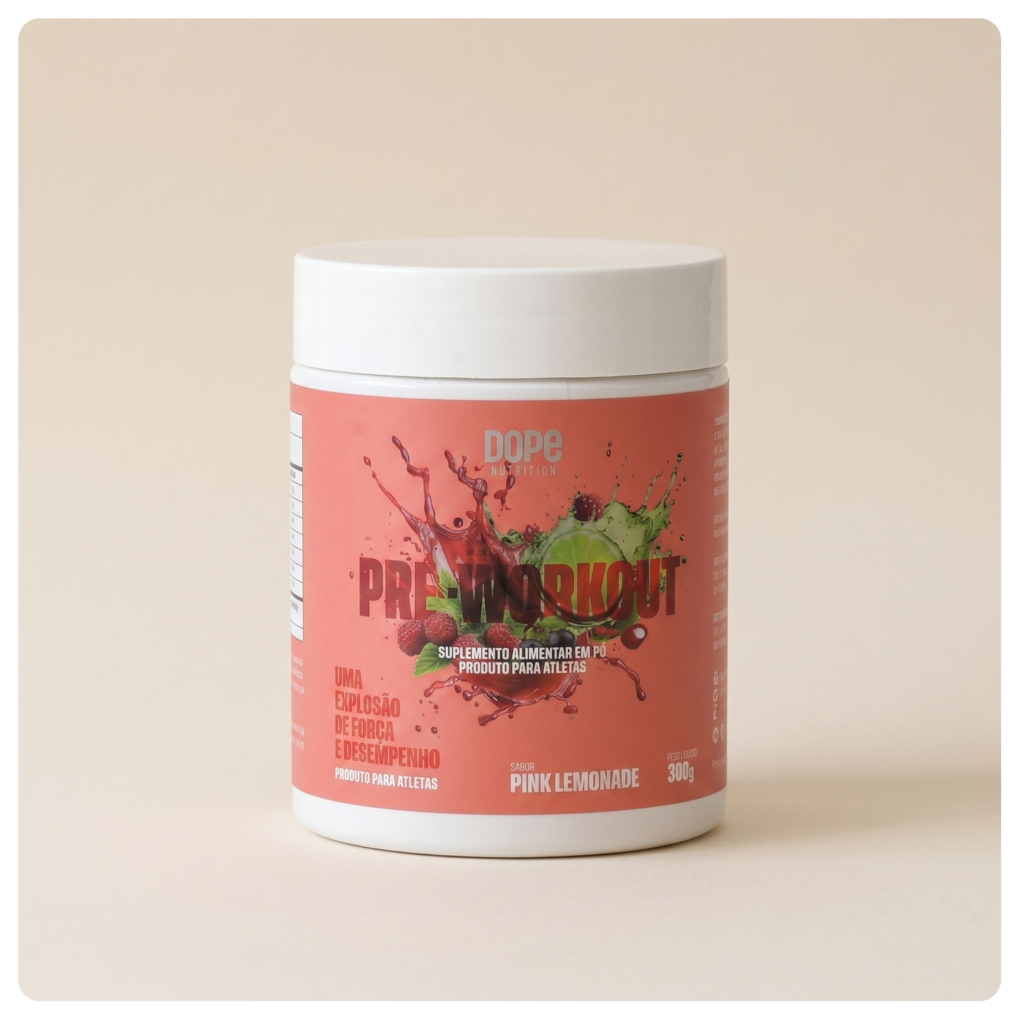 Pré-Treino Pink Lemonade 300 gramas