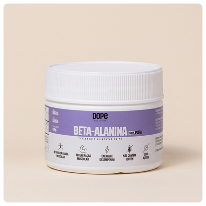 Beta-Alanina 100% Pura 120 gramas