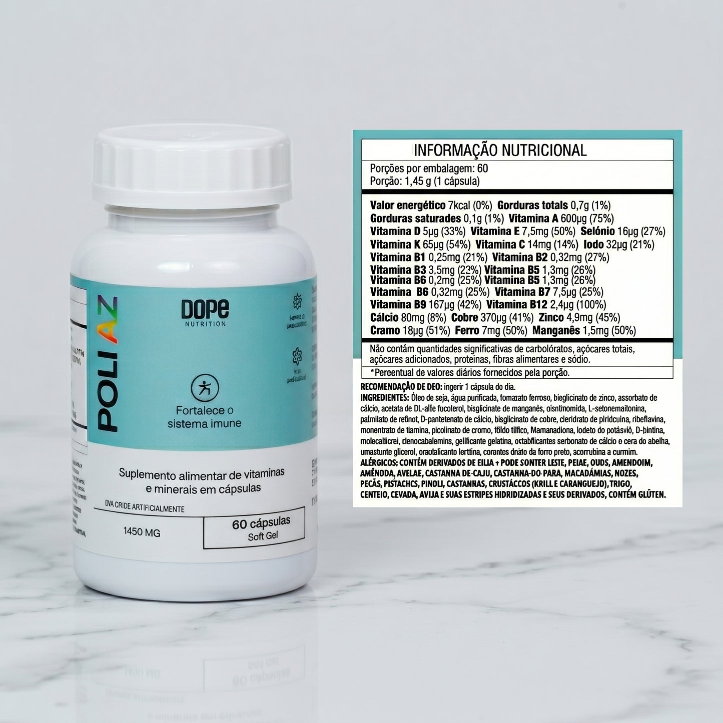Polivitaminico AZ 60 Cápsulas