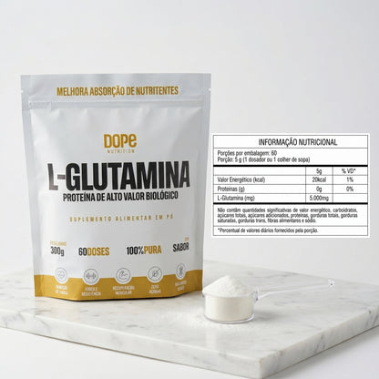 Glutamina 300 gramas