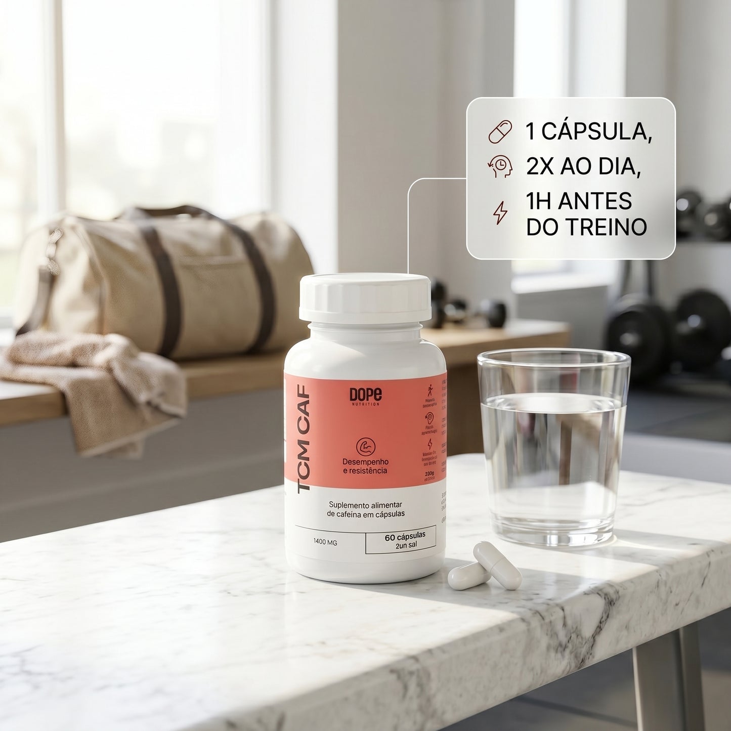 TCM Cafeína 60 Cápsulas